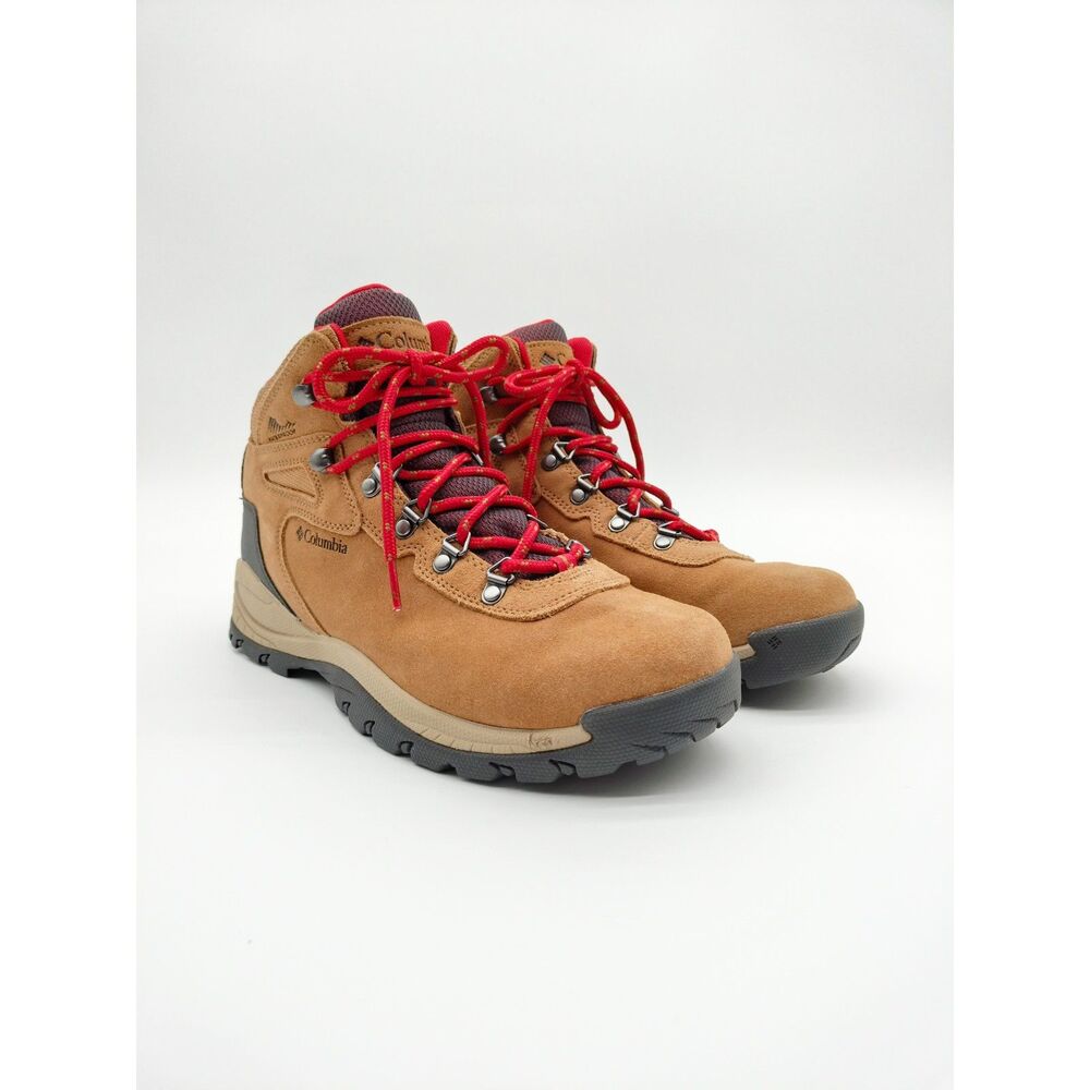 Columbia Women’s Sz 10.5 Mountain Red Newton Ridge Waterproof Amped Hiking Boot